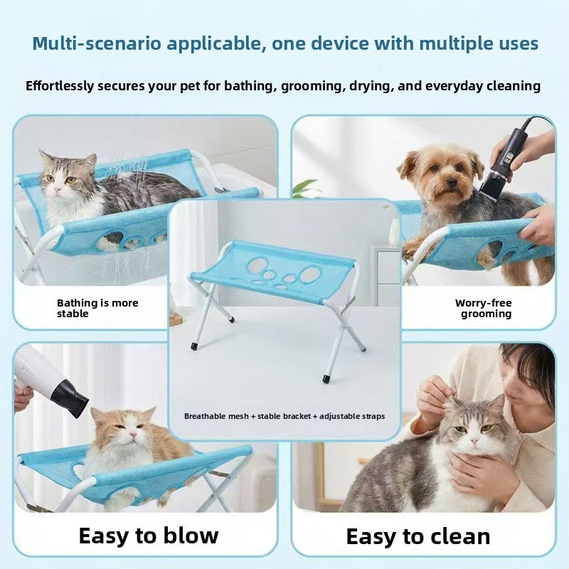 Pet Grooming Hammock – Small Dogs & Cats | Bathing & Nail Care